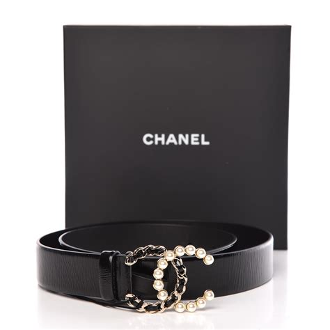 chanel pearl c belt